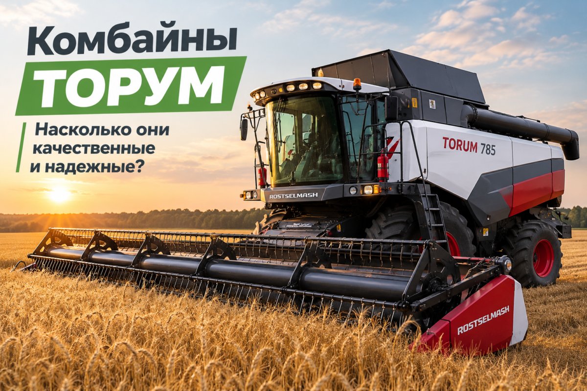 Комбайны Торум, насколько они качественные и надежные?