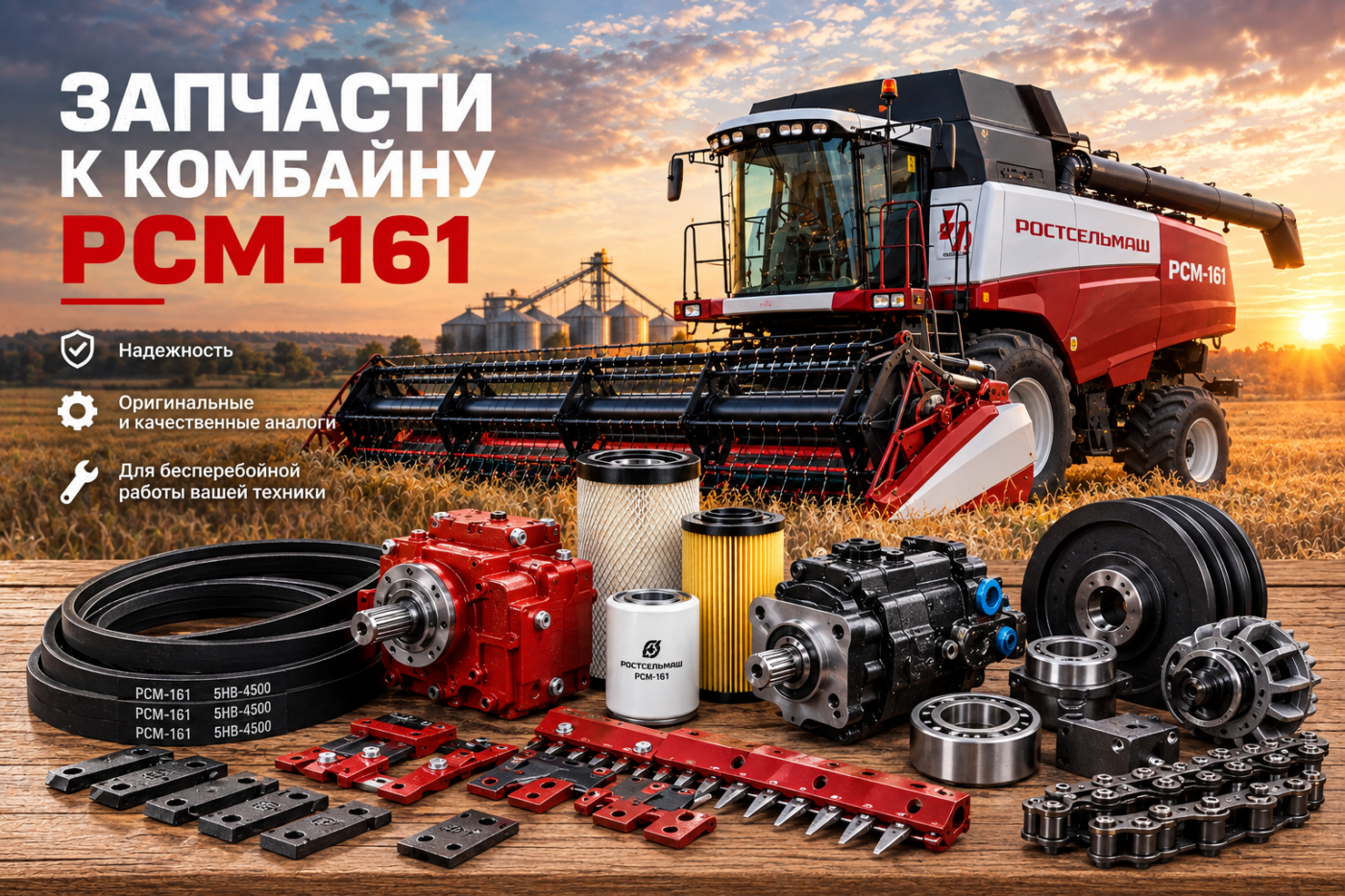 Запчасти РСМ-161
