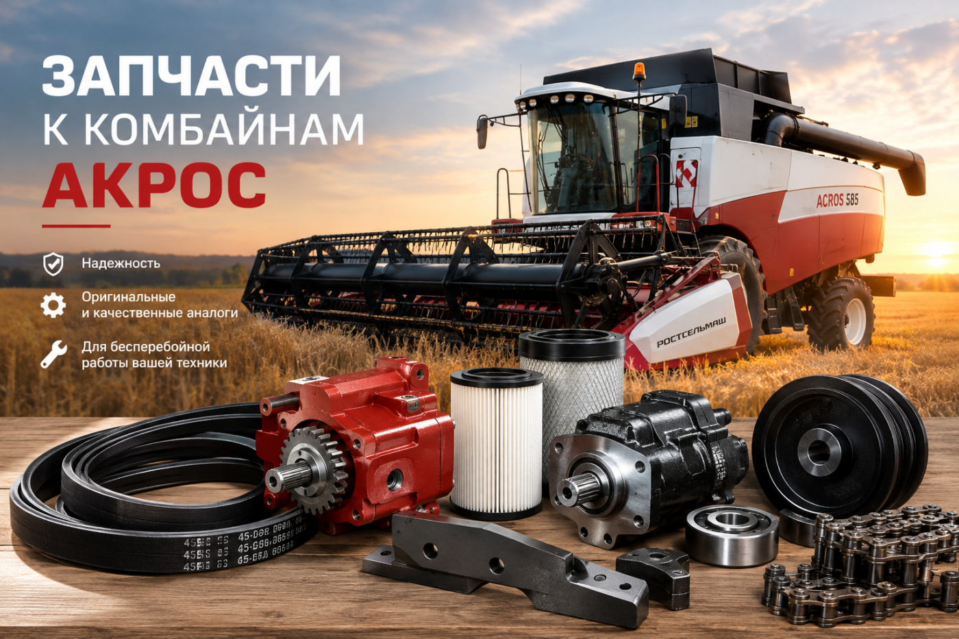 Запчасти Акрос