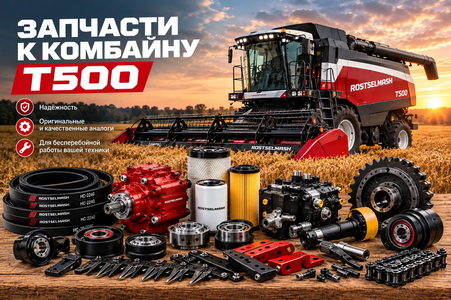 Запчасти Т500