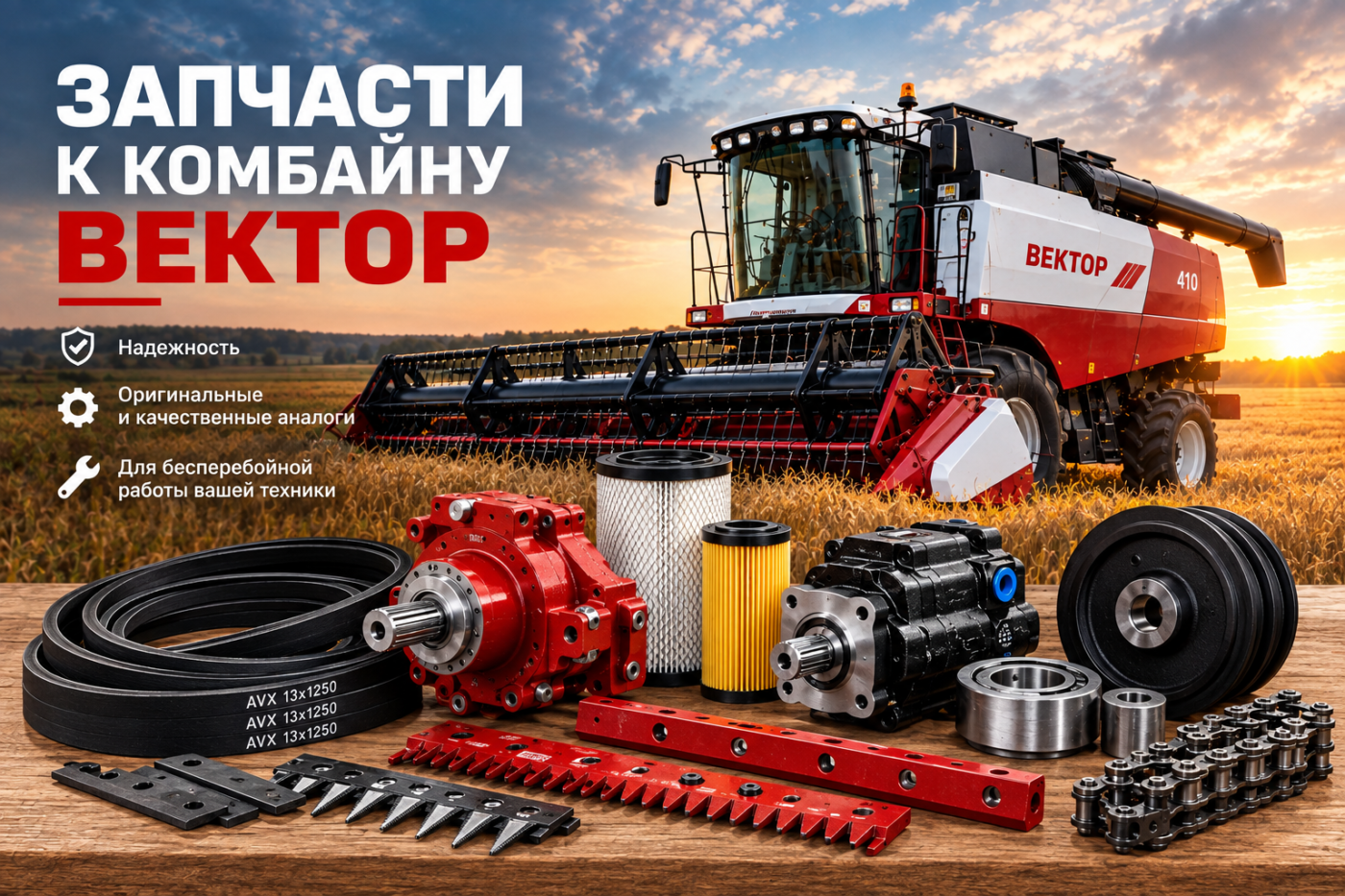 Запчасти Вектор