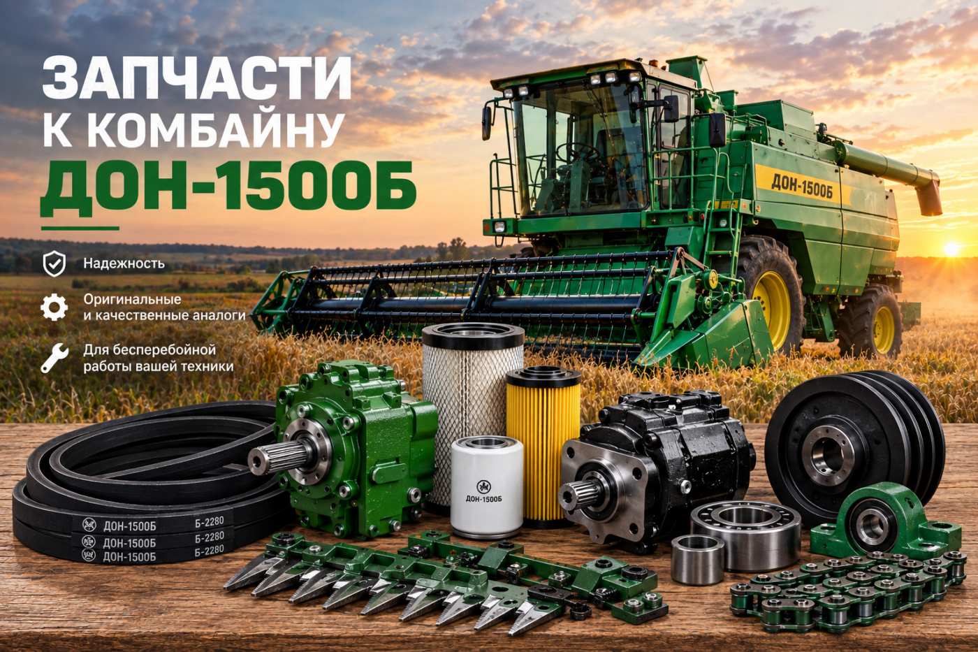Запчасти Дон-1500Б